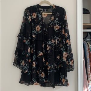 VICI Floral long sleeve dress